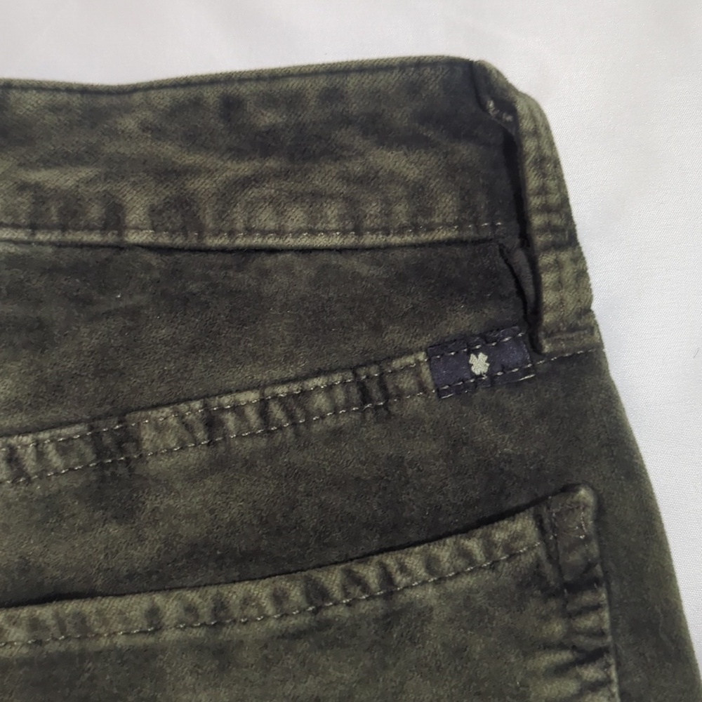 Lucky Brand Brooke Legging Jean, Color Forest Green Velvet Size 2 - Picture 13 of 16